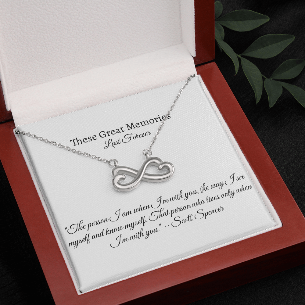 Endless Love Necklace – Personalized Gift for Her | Anniversary & Birthday Jewelry