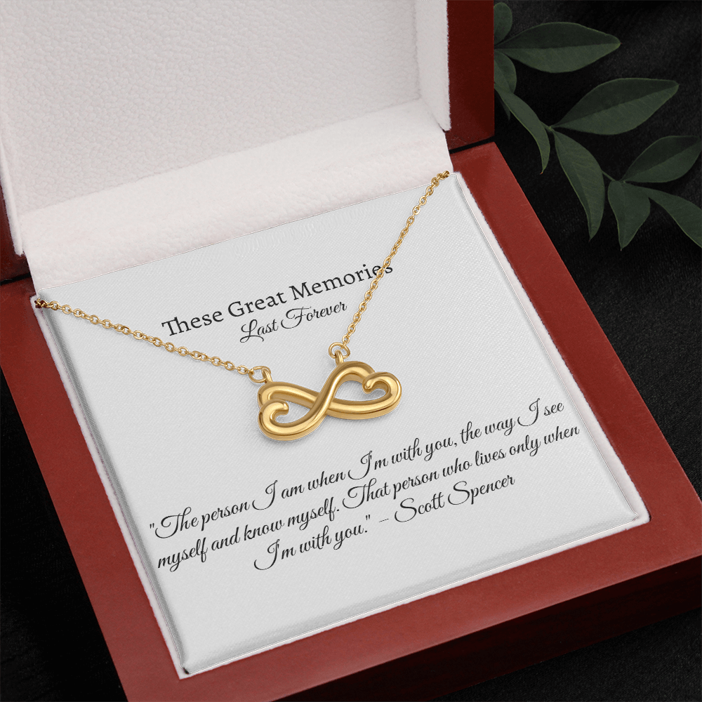 Endless Love Necklace – Personalized Gift for Her | Anniversary & Birthday Jewelry
