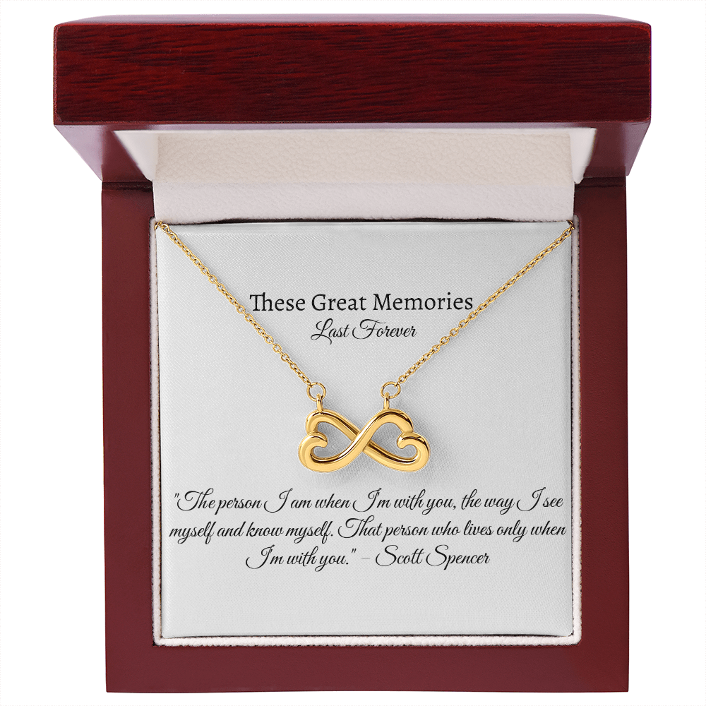 Endless Love Necklace – Personalized Gift for Her | Anniversary & Birthday Jewelry