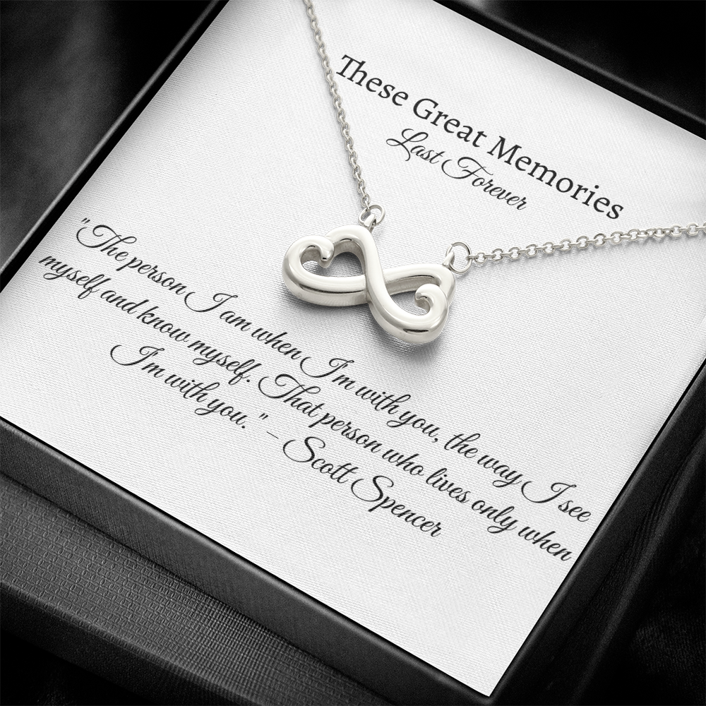 Endless Love Necklace – Personalized Gift for Her | Anniversary & Birthday Jewelry