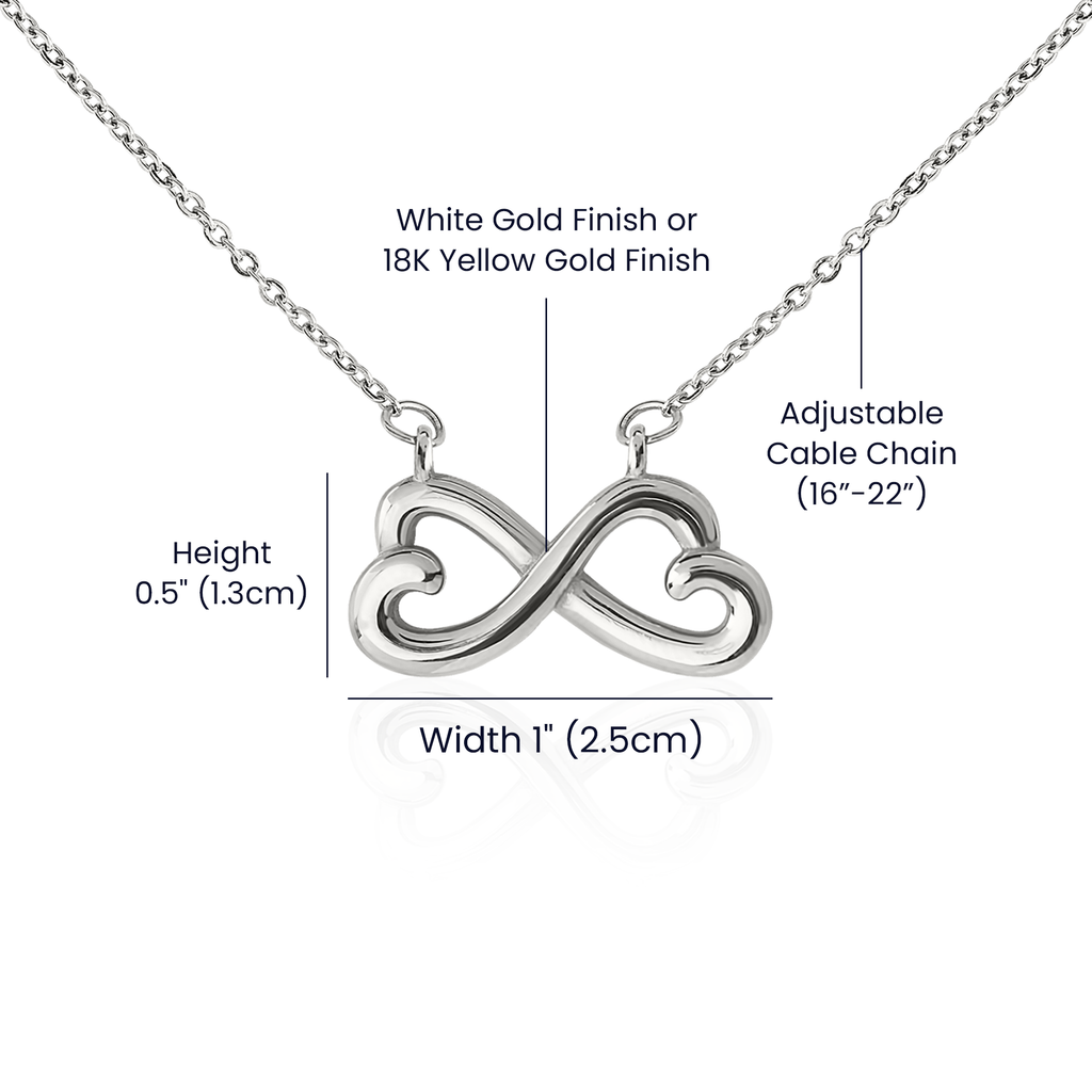 Endless Love Necklace – Personalized Gift for Her | Anniversary & Birthday Jewelry