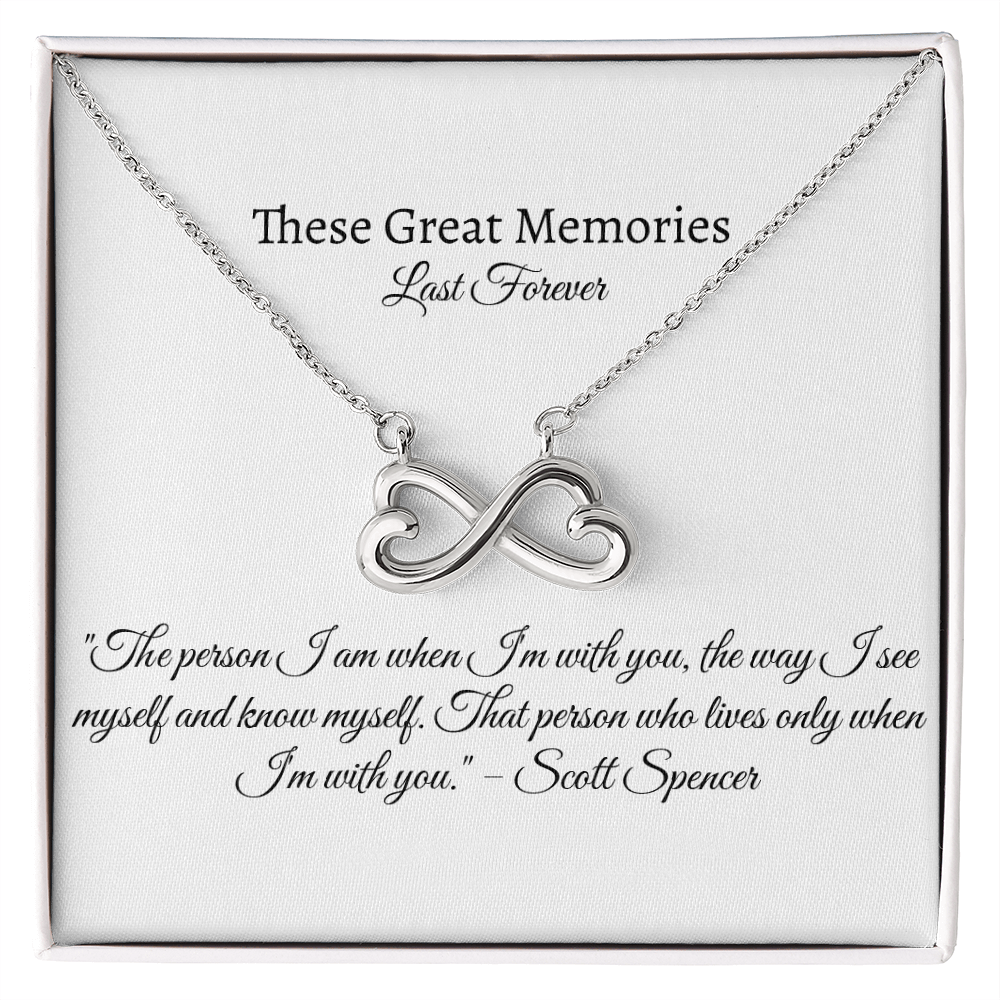 Endless Love Necklace – Personalized Gift for Her | Anniversary & Birthday Jewelry