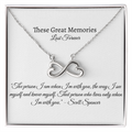 Endless Love Necklace – Personalized Gift for Her | Anniversary & Birthday Jewelry