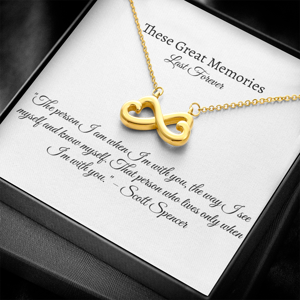 Endless Love Necklace – Personalized Gift for Her | Anniversary & Birthday Jewelry