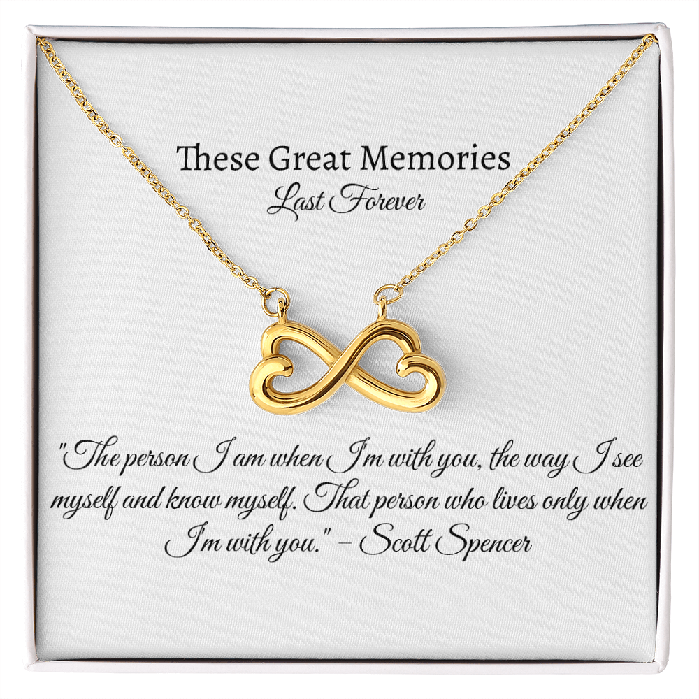 Endless Love Necklace – Personalized Gift for Her | Anniversary & Birthday Jewelry