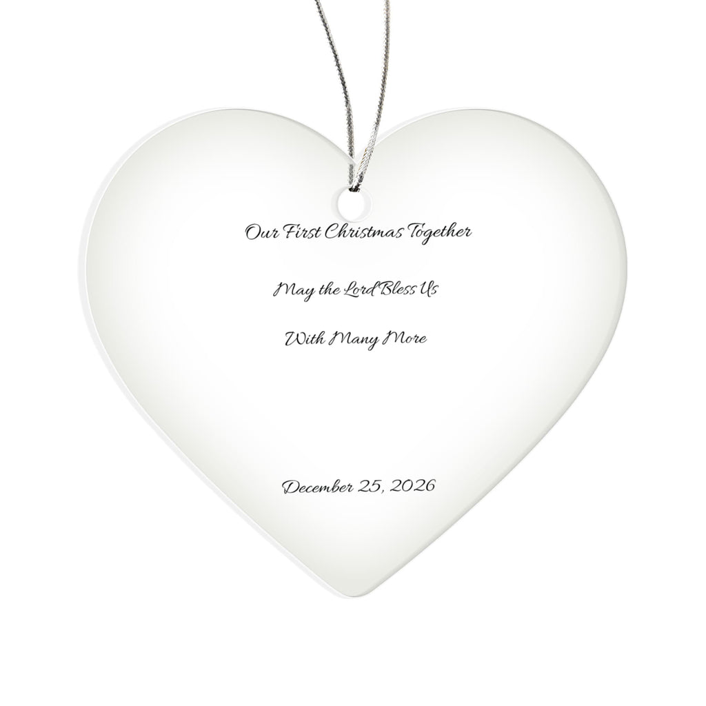 Our First Christmas Together Christmas Ornament
