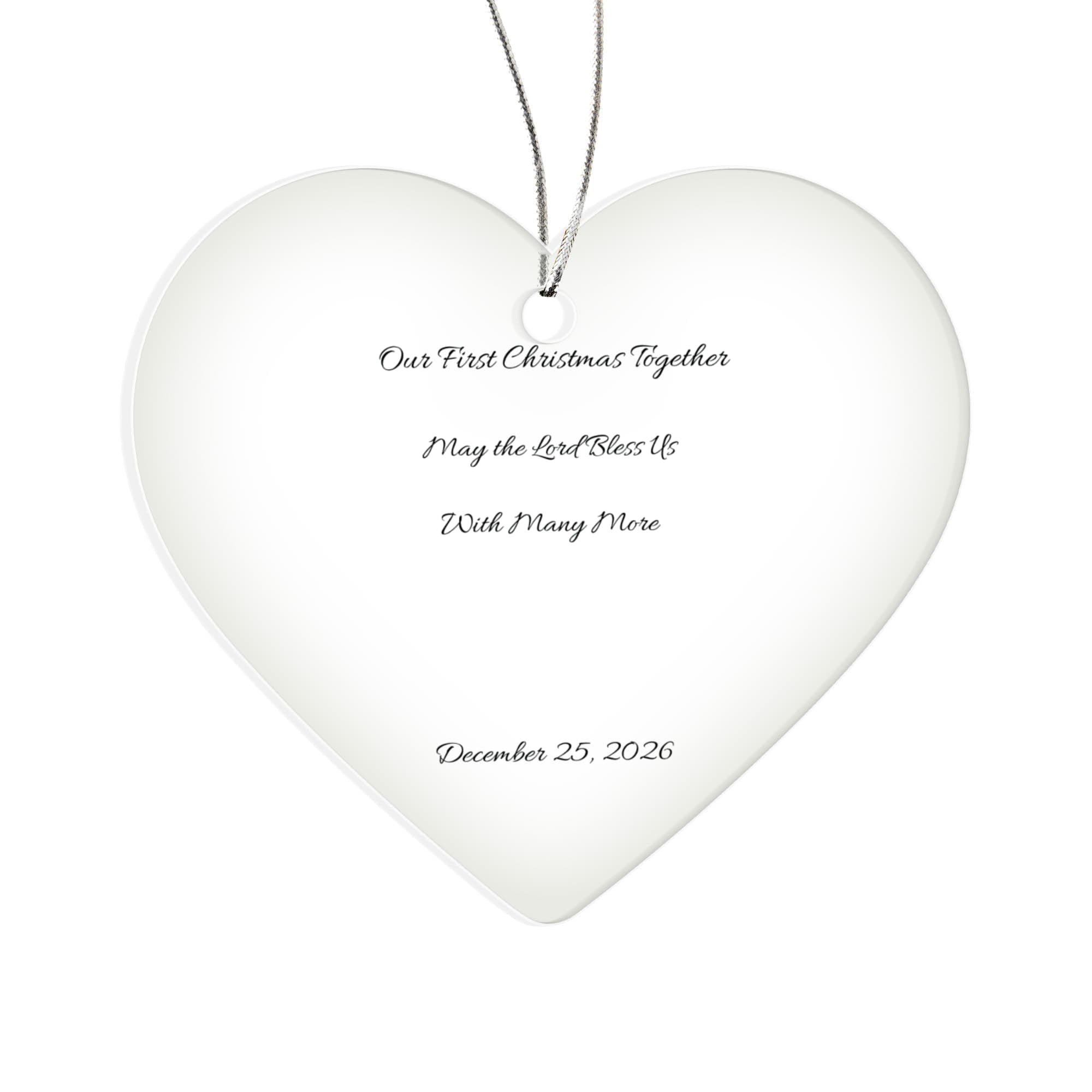 Our First Christmas Together Christmas Ornament