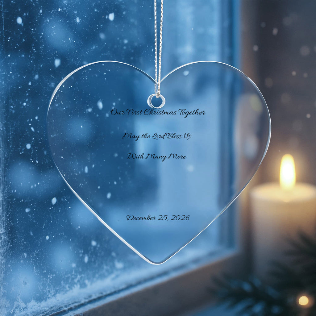 Our First Christmas Together Christmas Ornament